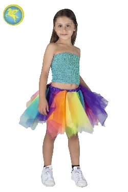 TOP ELASTICO TINTA UNITA TURCHESE